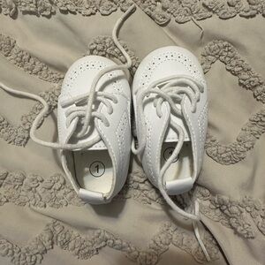 White baby dress shoes